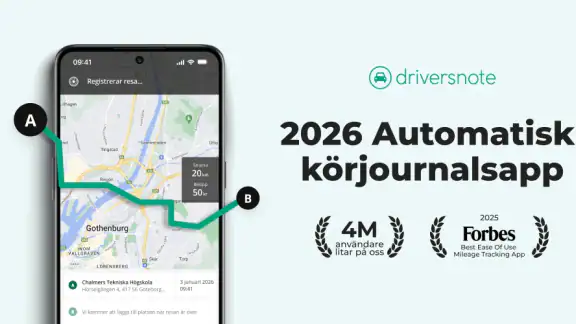 Körjournal från Driversnote