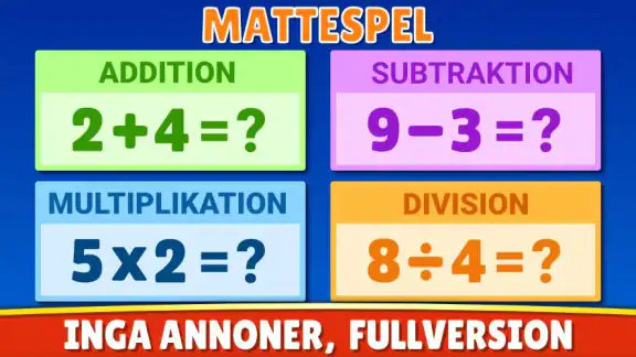 Matte spel: addera, subtrahera