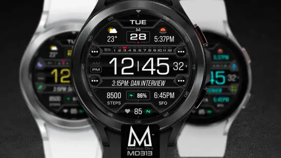 MD313 Digital Watch Face