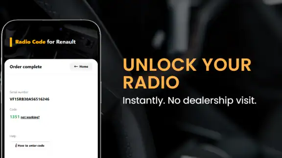 Radio Code for Renault