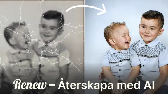 Renew — Återställ gamla foton