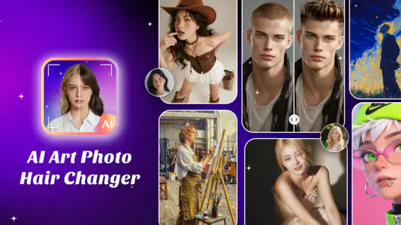 AI Art Photo - Hair Changer