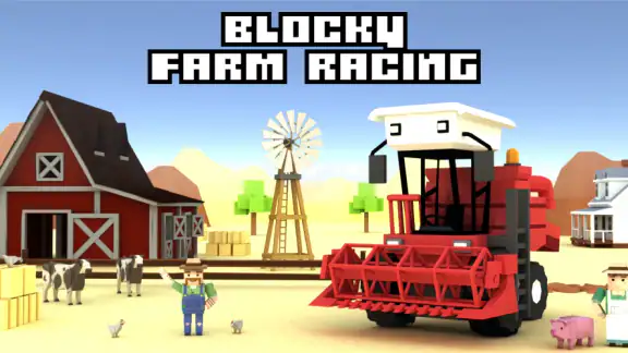 Blocky Farm Racing & Simulator