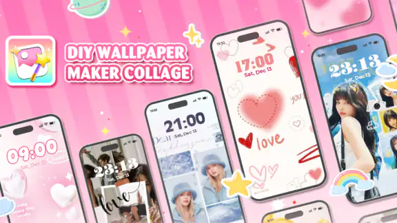 DIY Wallpaper Maker Collage
