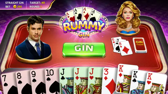 Gin Rummy - เกมไพ่คลาสสิค