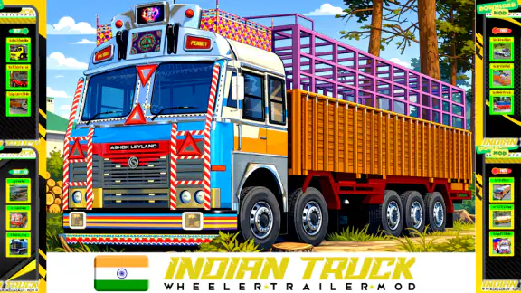 India Truk Wheeler Trailer Mod