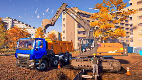 JCB Game: Snow Construction 3D