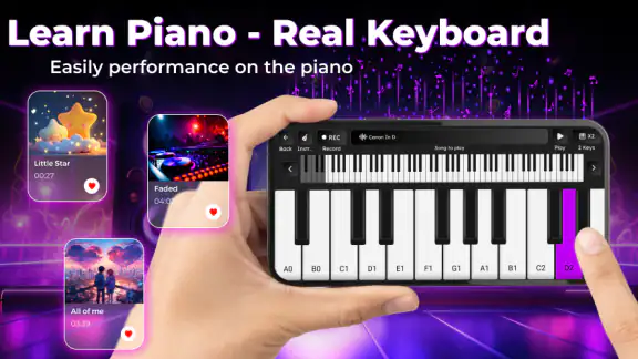 Learn Piano: Real Keyboard App