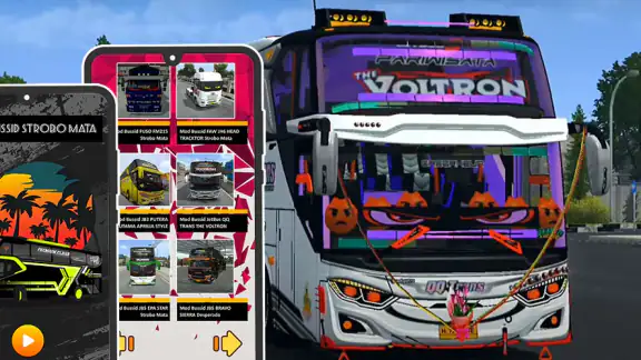 Mod Bussid JB5 Strobo Mata