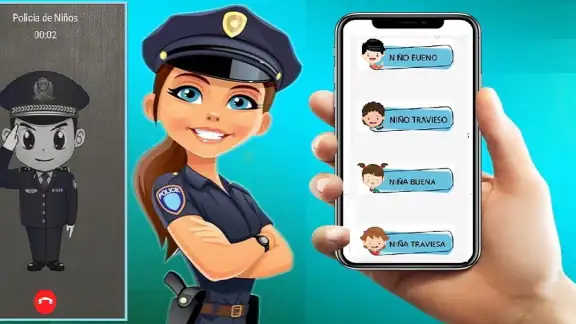 Policia de niños llamada