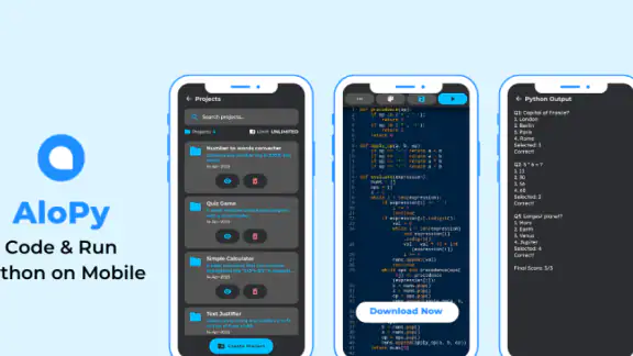 Python IDE Editor - AloPy