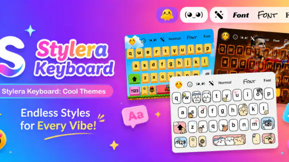Stylera Keyboard: Cool Themes