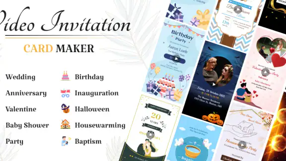 Video Invitation Card Maker