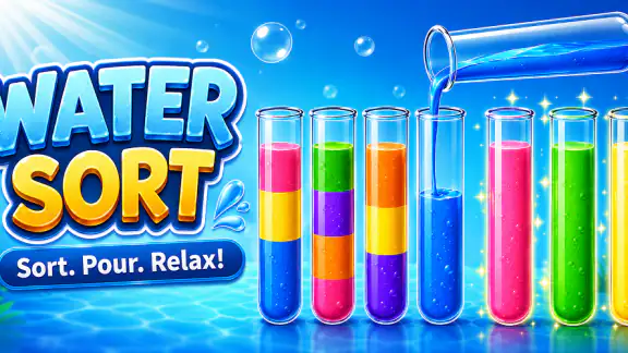Water Sort - เกมเรียงสีน้ำ