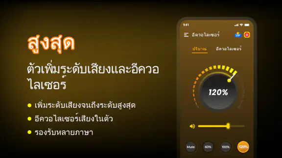 ตัวเพิ่มระดับเสียง-เสียงและเบส