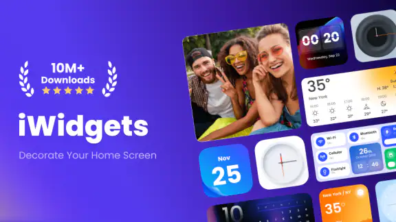 วิดเจ็ตสีสัน ธีม: iWidgets