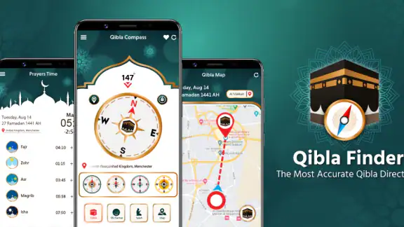 เข็มทิศ Qibla - ค้นหาทิศทาง