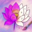 Coloring Book-lake colouring icon