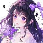 Anime Color - Jogos de Pintar icon