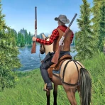 Cowboy Gunslinger Horse Riding icon