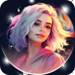 AI 画像生成 そして 写真 アニメ化, AI 写真 icon