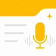 مسجل الصوت: تحويل الصوت إلى نص icon