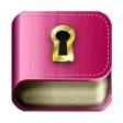 Diary with lock password icon