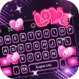 Teclado - Tema Amor Neon icon