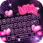 Teclado - Tema Amor Neon icon