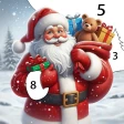 Santa Color By Number Games
