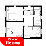 Modern House Design Draw House icon