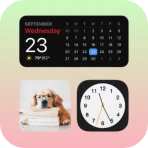 Widgets OS 17: Widgets Colorés icon