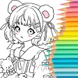 Cute Color: เกมระบายสีอนิเมะ icon