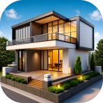 Hausdesignplan 3D icon