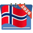 Norsk Kalender 2026 Ukenummer icon