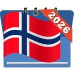 Norsk Kalender 2026 Ukenummer icon