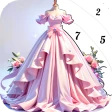 Princess Dress Coloring Game icon