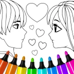 Valentin coloration d'amour icon