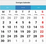 Sveriges kalender icon