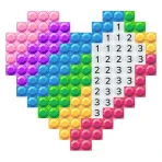 Gem Coloring: Color by Number icon