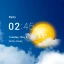 Transparente Uhr & Wetter icon