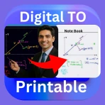Digital To Printable icon