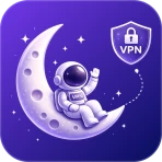 Moon VPN: 무제한 초고속 보안 앱 icon