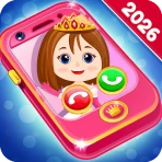 هاتف الأميرة الوردي للأطفال icon