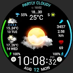 Weather watch face W5.5 icon