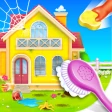 Baby Girl Home Cleaning Game icon