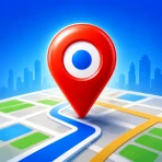 GPS Navigation & Satellite Map icon
