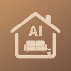 AI-hjem: AI-interiørdesign icon