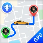 GPS वॉइस नेविगेशन अर्थ मैप icon