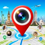 GPS 사진 위치 및 지도 icon